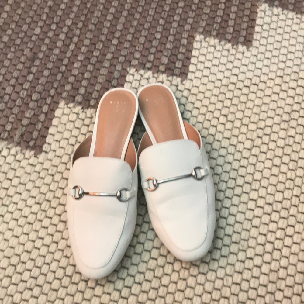 White mules 8.5